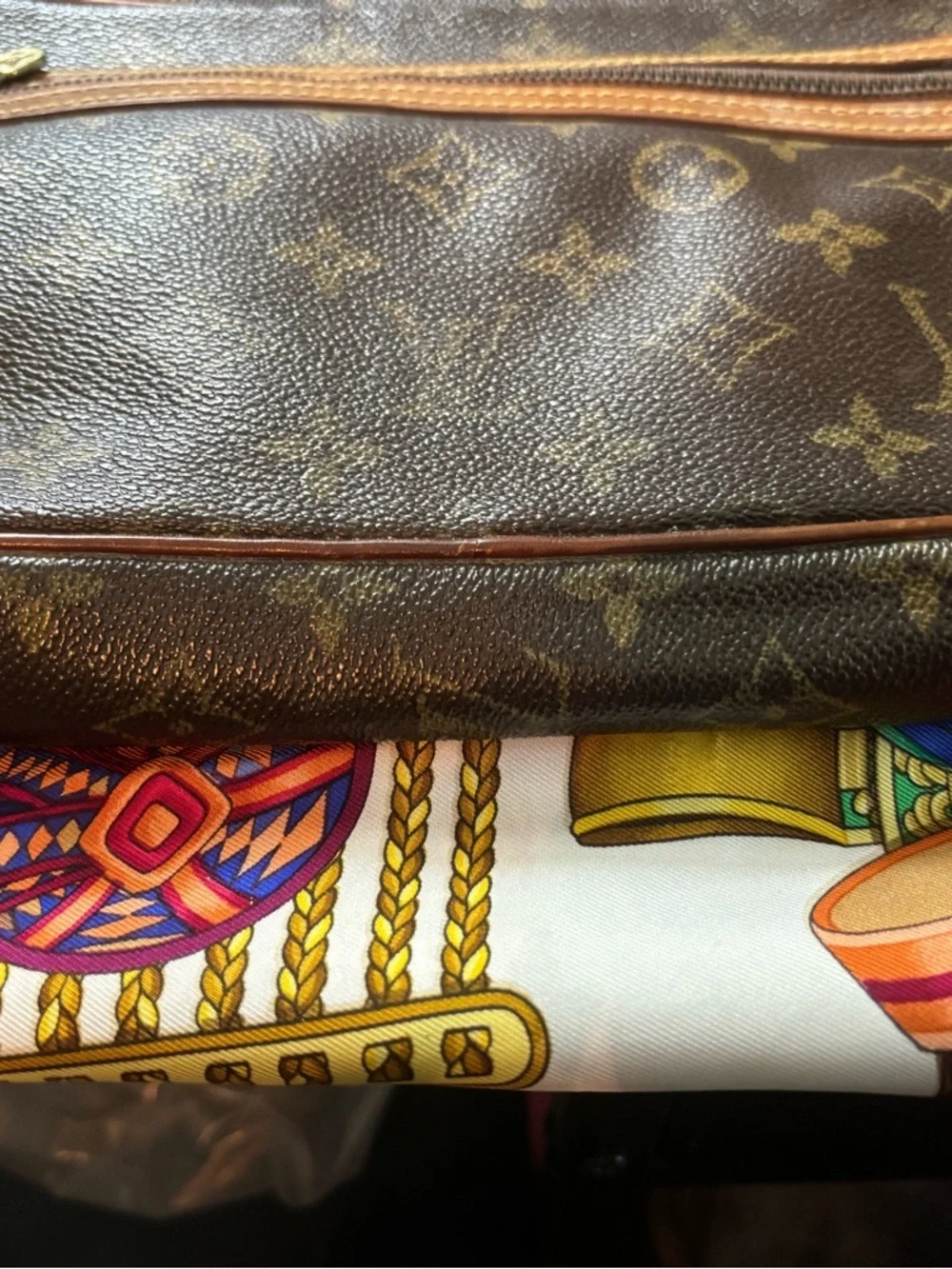 Authentic Vintage Louis Vuitton Marly Dragonne GM – Excellent Canvas - Picture 6 of 10